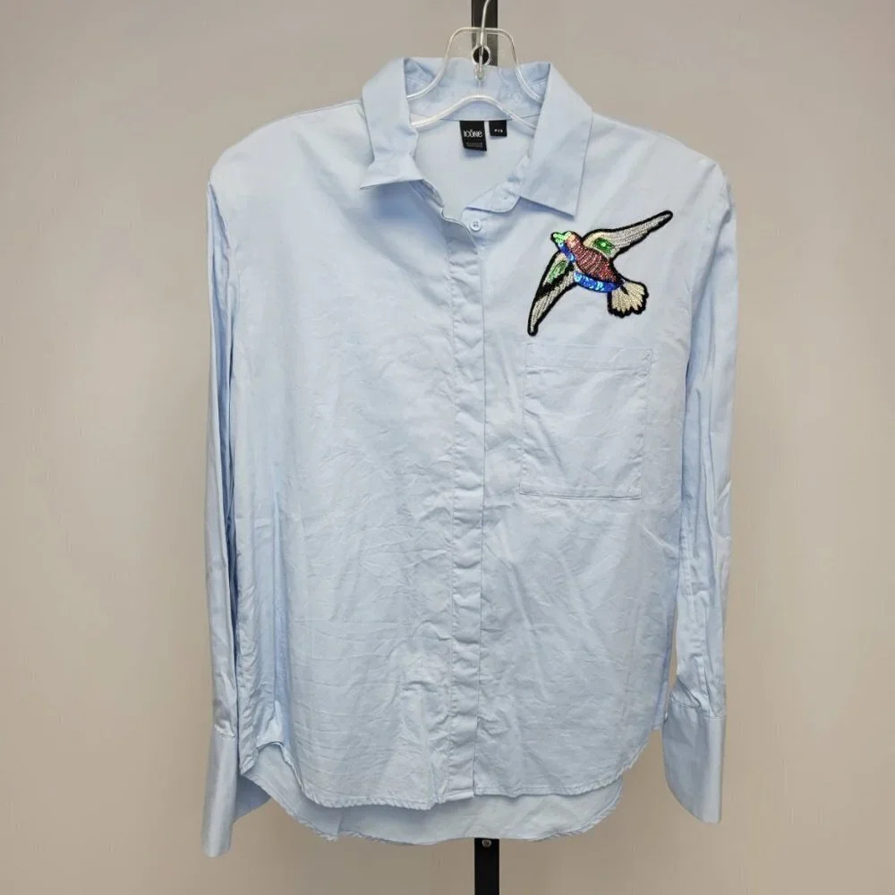 𝅺Icone  Embroidered Detail Top